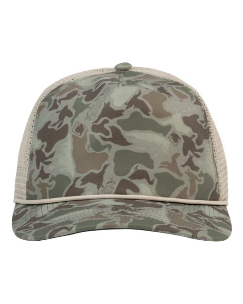 DRI DUCK 3055 Duckland Cap - DRI DUCK Camo Mesh - front