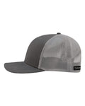 DRI DUCK 3340 Heritage Pro Trucker Cap - Charcoal/ Fog - side