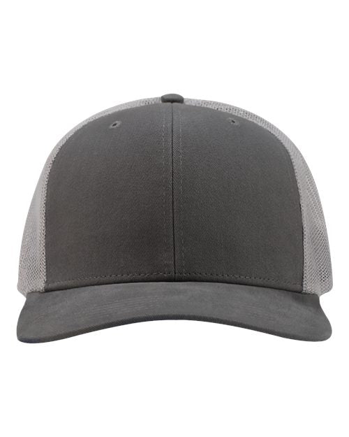 DRI DUCK 3340 Heritage Pro Trucker Cap - Charcoal/ Fog - front