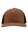 DRI DUCK 3340 Heritage Pro Trucker Cap - Saddle/ Black - front