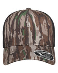 Flexfit 110M 110 Mesh-Back Cap - Realtree Original/ Black - front