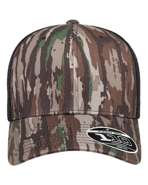 Flexfit 110M 110 Mesh-Back Cap - Realtree Original/ Black - front