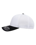 Flexfit 110M 110 Mesh-Back Cap - Black/ White/ White - side