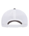 Flexfit 110M 110 Mesh-Back Cap - Dark Heather/ White/ White - back
