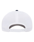 Flexfit 110M 110 Mesh-Back Cap - Navy/ White/ White - back