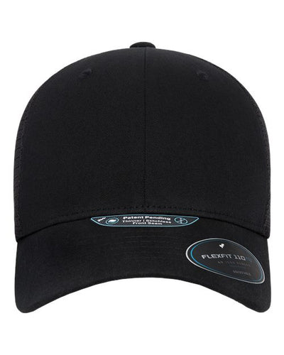 Flexfit 110MNU 110 NU Mesh Cap - Black - front
