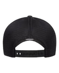 Flexfit 110MNU 110 NU Mesh Cap - Charcoal/ Black - back