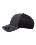 Flexfit 110MNU 110 NU Mesh Cap - Charcoal/ Black - side