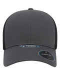 Flexfit 110MNU 110 NU Mesh Cap - Charcoal/ Black - front