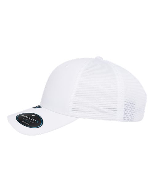 Flexfit 110MNU 110 NU Mesh Cap - White - side