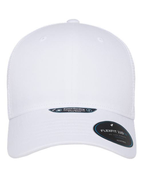 Flexfit 110MNU 110 NU Mesh Cap - White - front