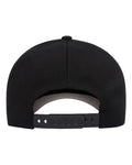 Flexfit 6277ADJ Cotton Blend Adjustable Cap - Black - back
