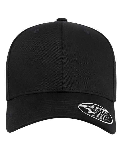 Flexfit 6277ADJ Cotton Blend Adjustable Cap - Black - front