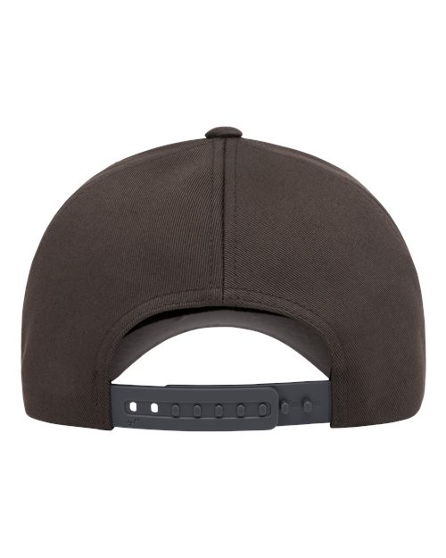 Flexfit 6277ADJ Cotton Blend Adjustable Cap - Dark Grey - back