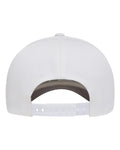 Flexfit 6277ADJ Cotton Blend Adjustable Cap - White - back