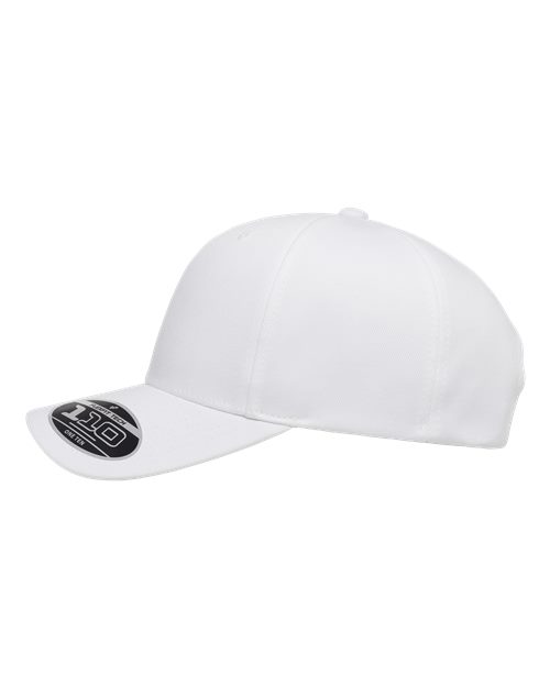Flexfit 6277ADJ Cotton Blend Adjustable Cap - White - side