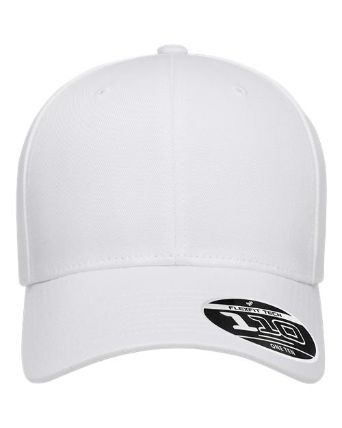 Flexfit 6277ADJ Cotton Blend Adjustable Cap - White - front