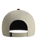 Imperial 5068 The Persimmon Two-Tone Cap - Putty/ Black Cherry - back