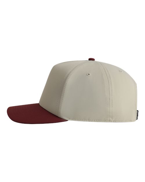 Imperial 5068 The Persimmon Two-Tone Cap - Putty/ Black Cherry - side