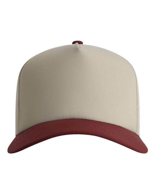 Imperial 5068 The Persimmon Two-Tone Cap - Putty/ Black Cherry - front