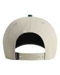 Imperial 5068 The Persimmon Two-Tone Cap - Putty/ Forest Green - back