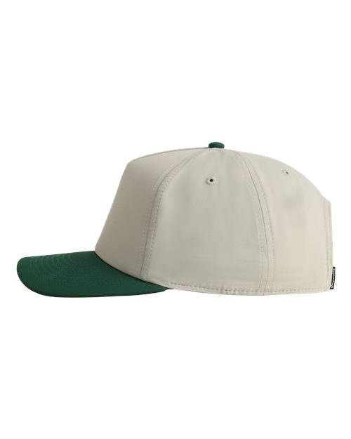 Imperial 5068 The Persimmon Two-Tone Cap - Putty/ Forest Green - side
