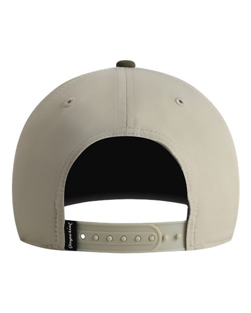 Imperial 5068 The Persimmon Two-Tone Cap - Putty/ Olive Green - back