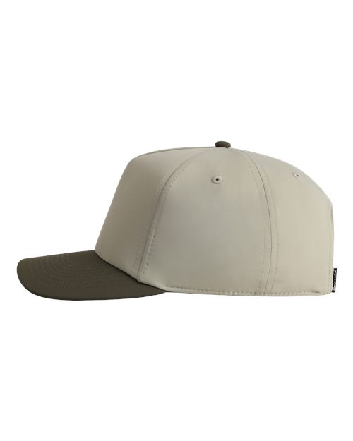 Imperial 5068 The Persimmon Two-Tone Cap - Putty/ Olive Green - side