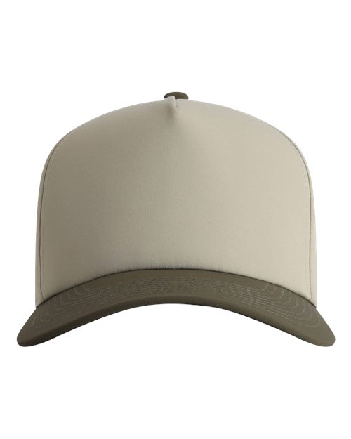 Imperial 5068 The Persimmon Two-Tone Cap - Putty/ Olive Green - front