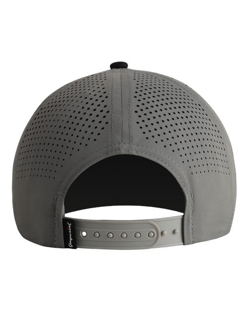 Imperial 7064 The Elements Recycled Two-Tone Performance Cap - Grey/ Black - back