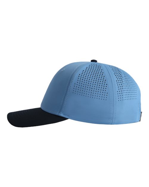 Imperial 7064 The Elements Recycled Two-Tone Performance Cap - Powder Blue/ Navy - side