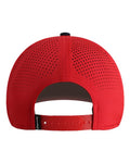 Imperial 7064 The Elements Recycled Two-Tone Performance Cap - Red/ Navy - back