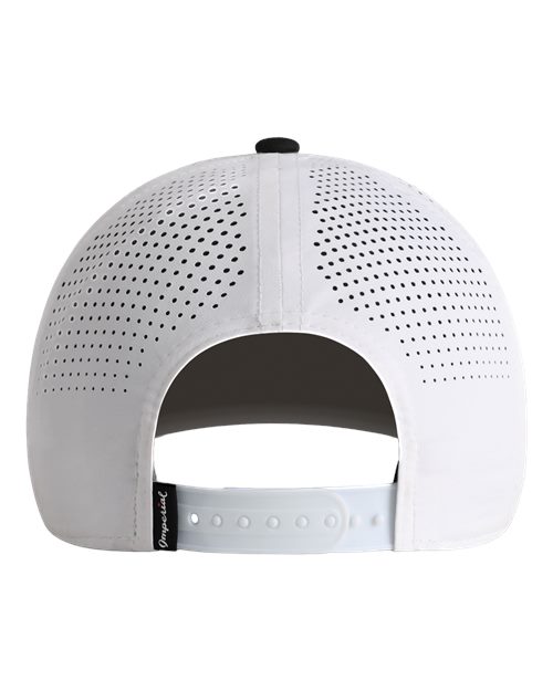 Imperial 7064 The Elements Recycled Two-Tone Performance Cap - White/ Black - back