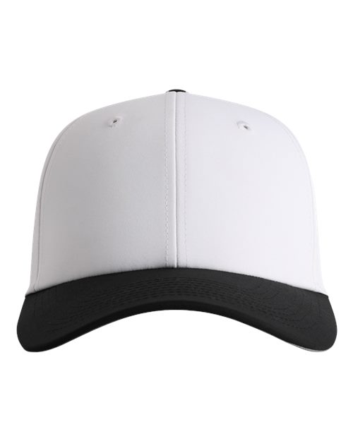 Imperial 7064 The Elements Recycled Two-Tone Performance Cap - White/ Black - front