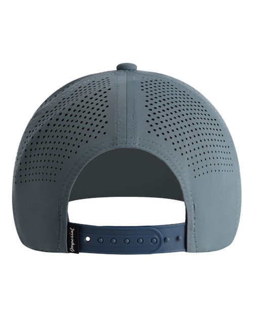 Imperial 7068 The Ironclad Recycled Perforated Cap - Breaker Blue - back