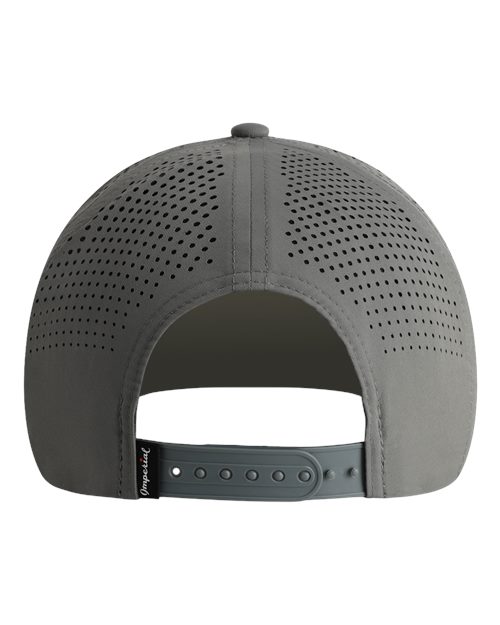 Imperial 7068 The Ironclad Recycled Perforated Cap - Frost Grey - back