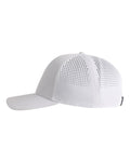 Imperial 7068 The Ironclad Recycled Perforated Cap - White - side