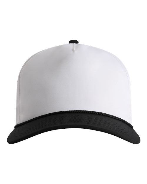 Imperial 5054U The Harrison Cap - White/ Black-Black - front