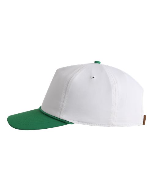 Imperial 5054U The Harrison Cap - White/ Grass Green-Grass Green - side