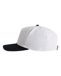 Imperial 5054U The Harrison Cap - White/ Navy-Navy - side
