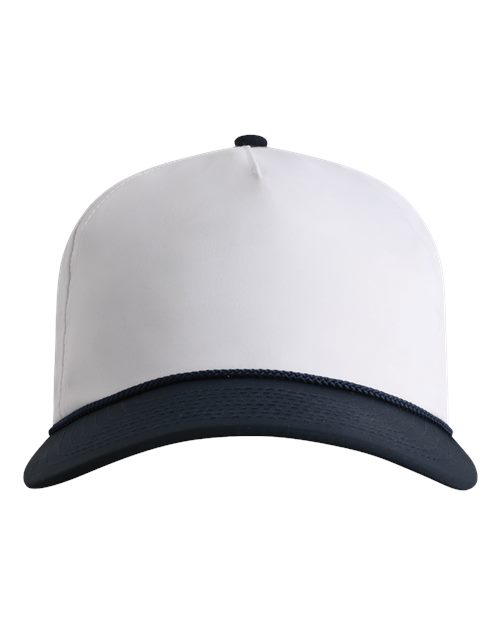Imperial 5054U The Harrison Cap - White/ Navy-Navy - front