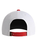 Imperial 5054U The Harrison Cap - White/ Red-Red - back