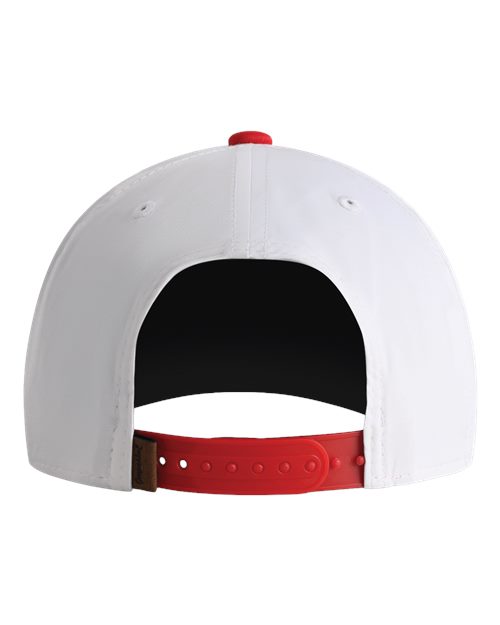 Imperial 5054U The Harrison Cap - White/ Red-Red - back