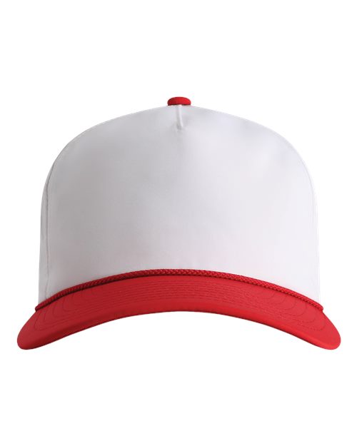 Imperial 5054U The Harrison Cap - White/ Red-Red - front
