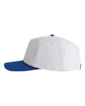 Imperial 5054U The Harrison Cap - White/ Royal-Royal - side