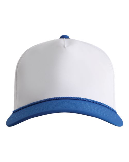 Imperial 5054U The Harrison Cap - White/ Royal-Royal - front