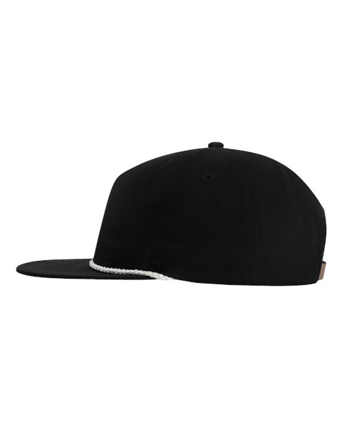 Imperial DNA001 The Original Rope Five-Panel Cap - Black/ White - side
