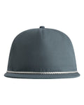 Imperial DNA001 The Original Rope Five-Panel Cap - Breaker Blue/ White - front