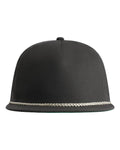Imperial DNA001 The Original Rope Five-Panel Cap - Graphite Grey/ Off White - front