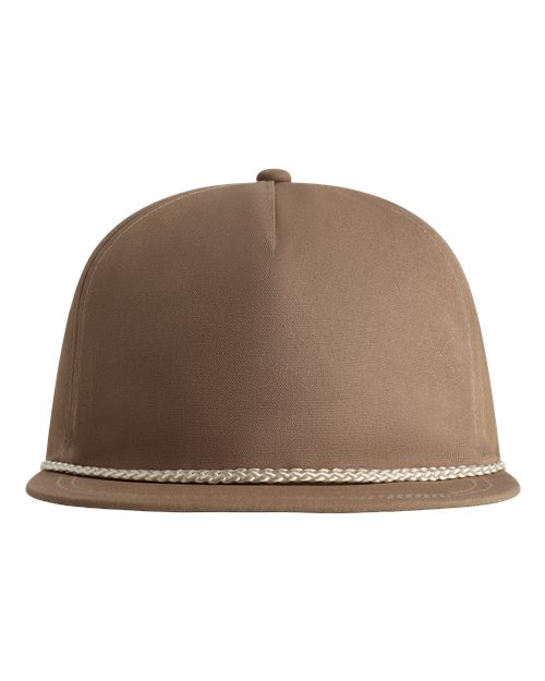 Imperial DNA001 The Original Rope Five-Panel Cap - Khaki/ Off White - front